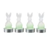 Bougie chauffe plat forme lapin Ø4xH8,5cm (4 modèles)
