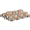 Bougie chauffe plat jaune senteur ambre patchouli x30