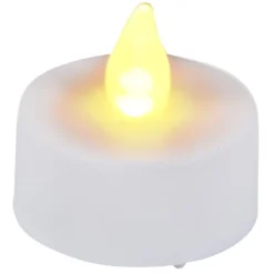 Bougie chauffe-plat LED blanche x6