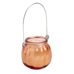 Bougie citronnelle dans verre à suspendre Ø8x7cm (3 modèles)