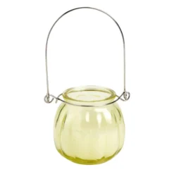 Bougie citronnelle dans verre à suspendre Ø8x7cm (3 modèles)