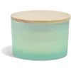 Bougie citronnelle verre et bois
