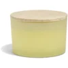 Bougie citronnelle verre et bois