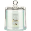 Bougie cloche message senteur Vanille turquoise