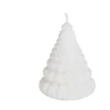 Bougie cône Ø7,2xH9,5cm - 3 coloris