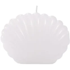 Bougie coquillage petit modèle 8,7x4,5xH6cm