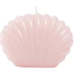 Bougie coquillage petit modèle 8,7x4,5xH6cm