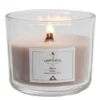Bougie crépitante mèche en bois senteur ambre 15H