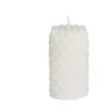 Bougie cylindrique design bulle Ø5xH9cm