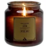 Bougie dans pot en verre marron senteur Coton