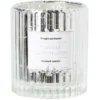 Bougie dans verre design relief senteur vanille gourmande