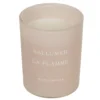Bougie dans verre inscription Rallumer la flamme senteur passion