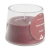 Bougie dans verre senteur fruits rouges Ø9xH7.5cm