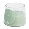 Bougie dans verre senteur musc Ø9xH7.5cm