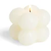 Bougie design bulle - 2 modèles rose ou beige