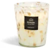 Bougie en verre soufflé Sérénité 82h Ø13xH16cm blanche