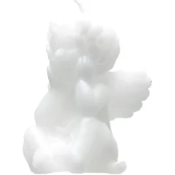 Bougie forme ange assis