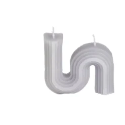 Bougie forme géométrique 9x2xH8cm