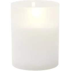 Bougie funéraire blanc Ø4,8xH6,3cm x4