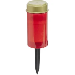 Bougie funéraire LED Ø7,5xH14,5cm