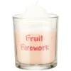 Bougie gourmande Fruit firework rose