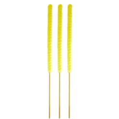 Bougie à la citronnelle x3 tige forme spirale Ø2,5xL70cm