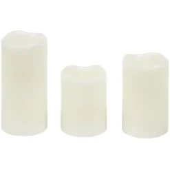 Bougie LED blanc chaud x3