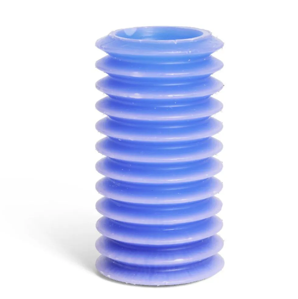 Bougie LED bleue Ø7,5xH14cm