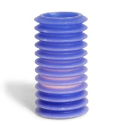 Bougie LED bleue Ø7,5xH14cm