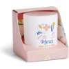 Bougie Merci pour cette année rose senteur vanille