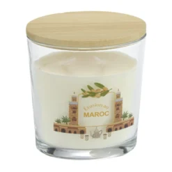Bougie parfumée Ambiances Devineau 2 mèches Maroc senteur argan 30H