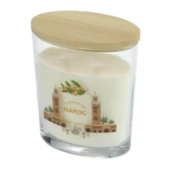 Bougie parfumée Ambiances Devineau 2 mèches Maroc senteur argan 30H