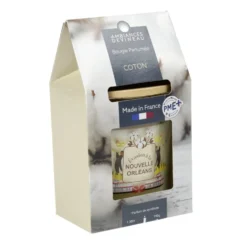Bougie parfumée Ambiances Devineau 2 mèches Nouvelle Orléans senteur coton 30H
