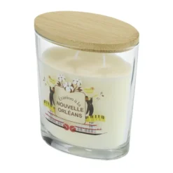 Bougie parfumée Ambiances Devineau 2 mèches Nouvelle Orléans senteur coton 30H