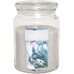 Bougie parfumée bonbonnière en verre