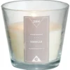 Bougie parfumée dans verre Ø 9 cm senteur vanille