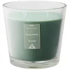 Bougie parfumée dans verre senteur eucalyptus Ø13,5xH12,5cm 30H