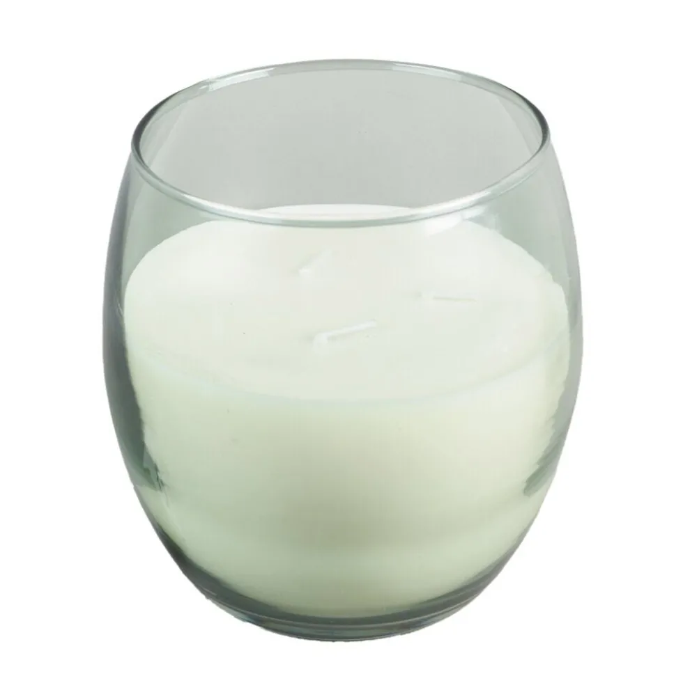 Bougie parfumée dans verre senteur musc 36H