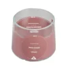 Bougie parfumée dans verre senteur fruits rouges 30H