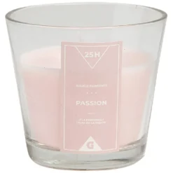 Bougie parfumée dans verre senteur passion