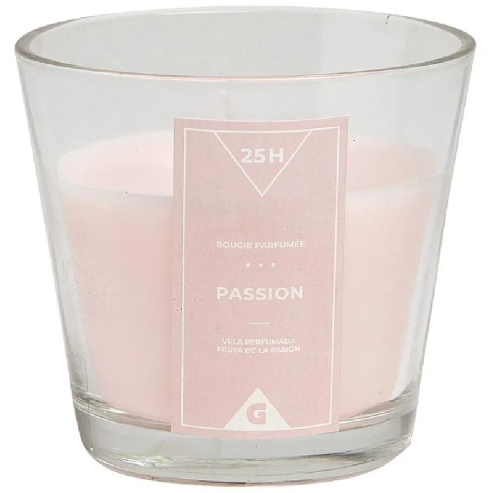 Bougie parfumée dans verre senteur passion