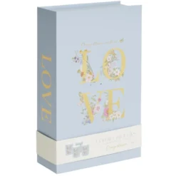 Bougie parfumée dans verre x4 coffret forme livre 16x17cm (4 modèles)