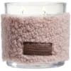Bougie parfumée déco laine