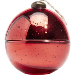 Bougie parfumée design boule de Noël
