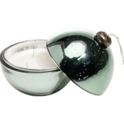 Bougie parfumée design boule de Noël