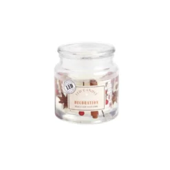 Bougie parfumée 12H avec décor intérieur LED - 4 modèles