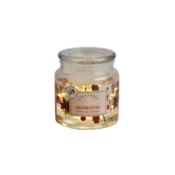 Bougie parfumée 12H avec décor intérieur LED - 4 modèles