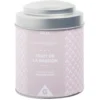Bougie parfumée pot métal gris et rose senteur fruit de la passion 26H