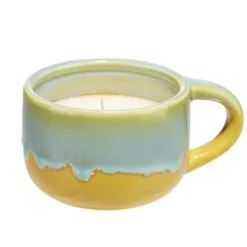 Bougie parfumée tasse en verre et céramique 9H - 3 modèles