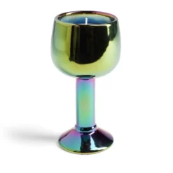 Bougie parfumée verre de vin haut céramique et verre 8H - 2 modèles